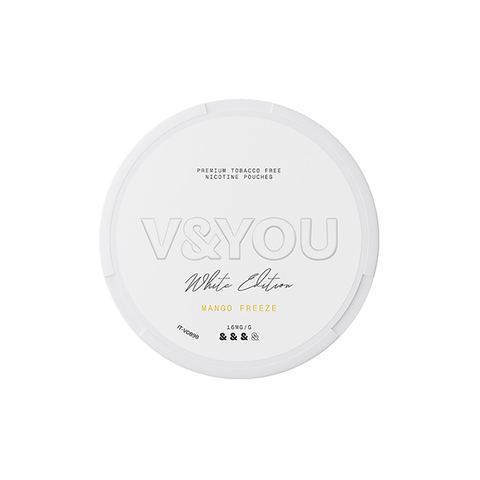 8.8mg V&YOU White Edition Nicotine Pouch - 20 Pouches (Buy 1 Get 1 Free)