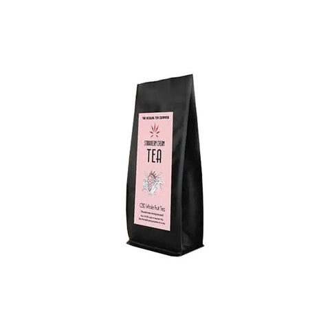 The Unusual Tea Company 3% CBD Hemp Tea - Strawberry Cream 40g Default Title