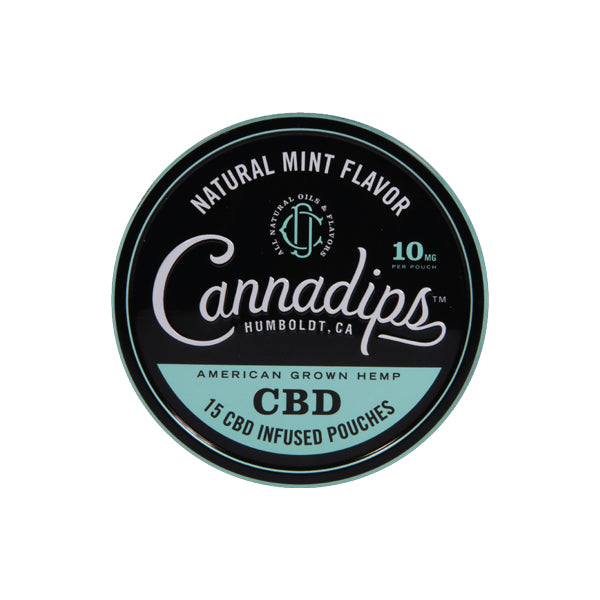 Cannadips 150mg CBD Snus Pouches - Natural Mint Default Title