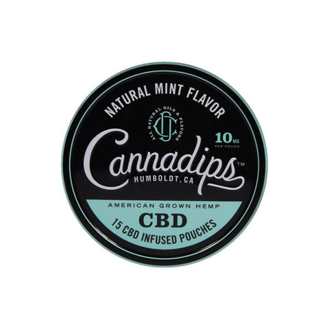 Cannadips 150mg CBD Snus Pouches - Natural Mint Default Title