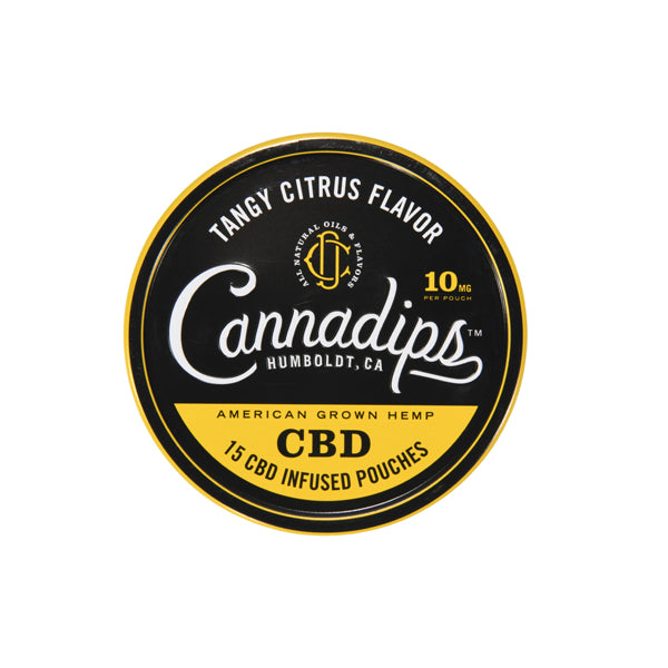 Cannadips 150mg CBD Snus Pouches - Tangy Citrus Default Title