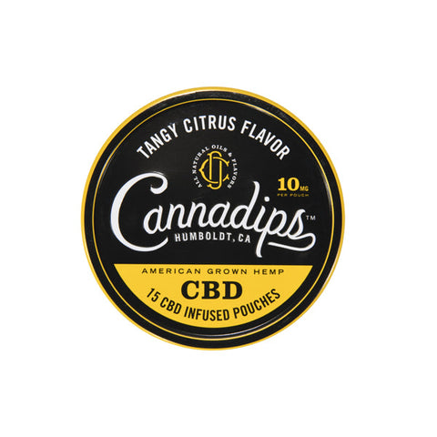 Cannadips 150mg CBD Snus Pouches - Tangy Citrus Default Title