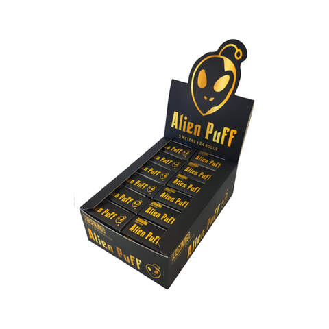 24 Alien Puff Black & Gold 5m Unbleached Brown Rolls ( HP105 ) Default Title