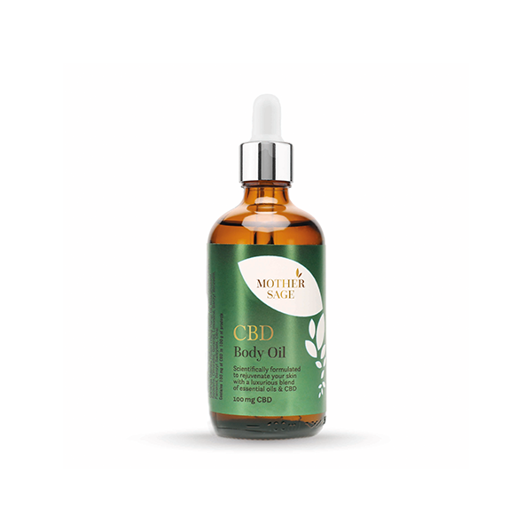 MotherSage 100mg CBD Body Oil - 100ml Default Title
