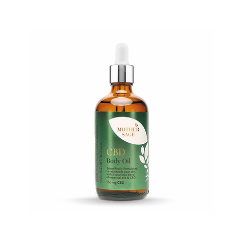 MotherSage 100mg CBD Body Oil - 100ml Default Title