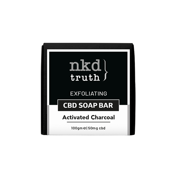 NKD 50mg CBD Specialty Activated Charcoal soap bar 100g Default Title