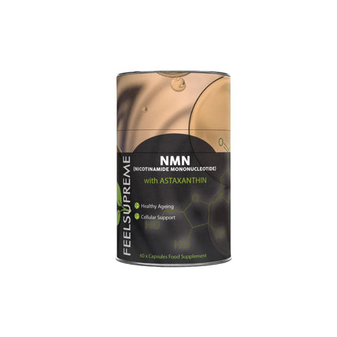Feel Supreme 500mg NMN + Astaxanthin Supplement Capsules - 60 Caps Default Title