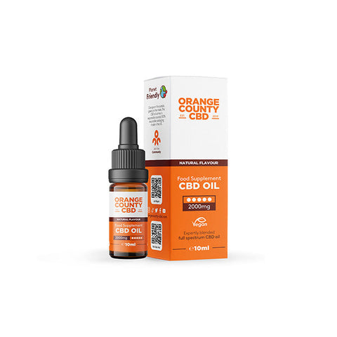 Orange County CBD 2000mg Full Spectrum CBD Oil - 10ml Default Title