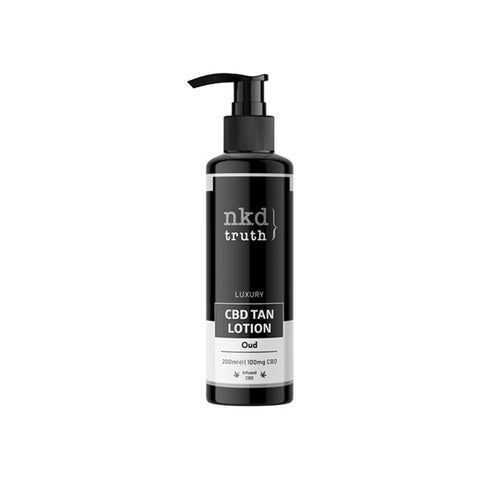 NKD Truth 100mg CBD Oud Tan Lotion - 200ml Default Title