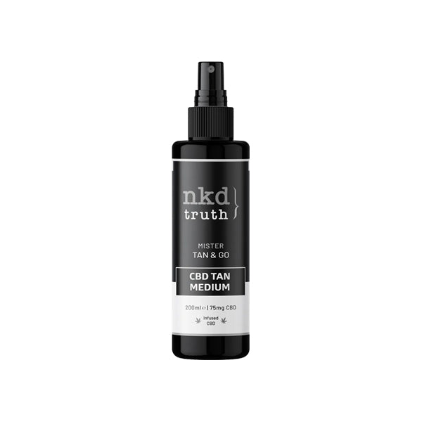 NKD Truth 75mg CBD Medium Self Tan - 200ml Default Title