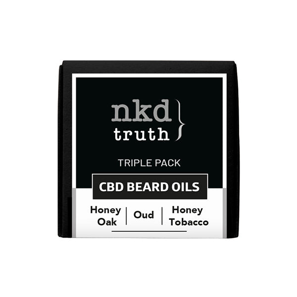 NKD 50mg CBD Infused Speciality Beard Oils Gift Set Default Title