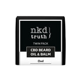 NKD 150mg CBD Twin Pack OUD Beard Oil and balm Default Title