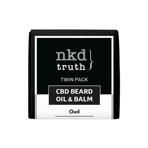 NKD 150mg CBD Twin Pack OUD Beard Oil and balm Default Title