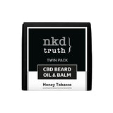 NKD 150mg CBD Twin Pack Honey Tobacco Beard Oil and balm Default Title
