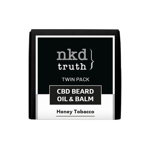 NKD 150mg CBD Twin Pack Honey Tobacco Beard Oil and balm Default Title