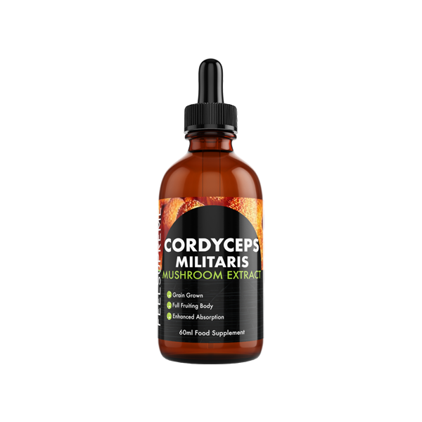 Feel Supreme Cordyceps Militaris Mushroom Liquid Tincture - 60ml Default Title