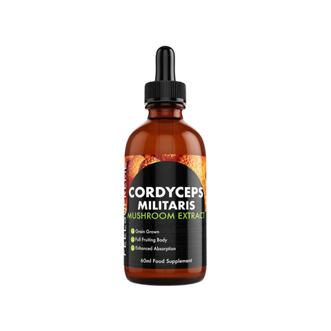 Feel Supreme Cordyceps Militaris Mushroom Liquid Tincture - 60ml Default Title