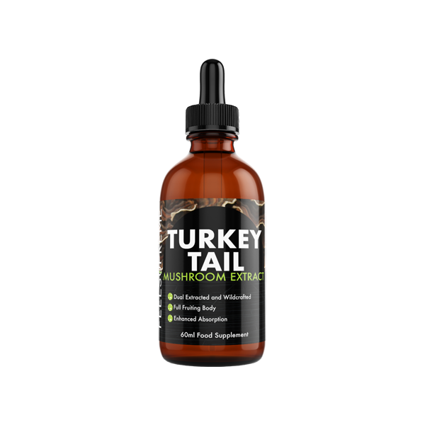 Feel Supreme Turkey Tail Mushroom Liquid Tincture - 60ml Default Title