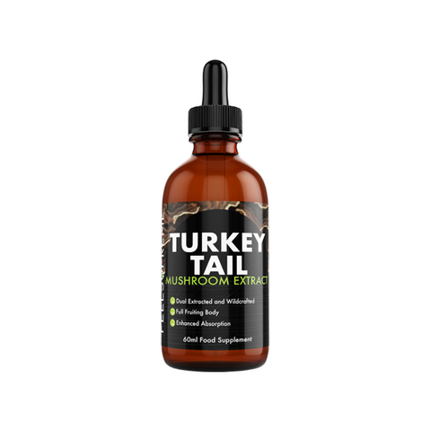 Feel Supreme Turkey Tail Mushroom Liquid Tincture - 60ml Default Title