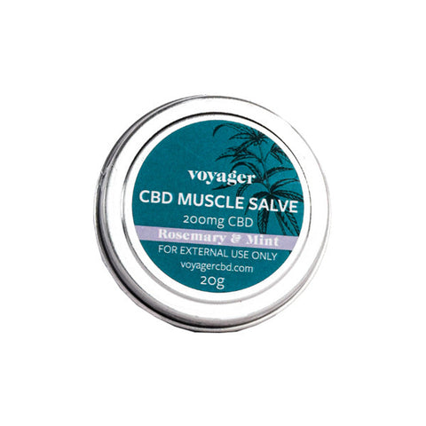 Voyager 200mg CBD Rosemary & Mint Muscle Salve - 20g Default Title