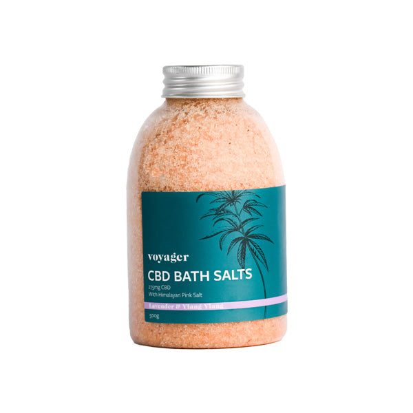 Voyager 275mg CBD Lavender & Ylang Ylang Bath Salts - 500g Default Title