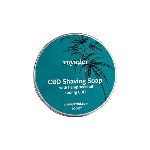 Voyager 100mg CBD Shaving Soap - 100ml Default Title