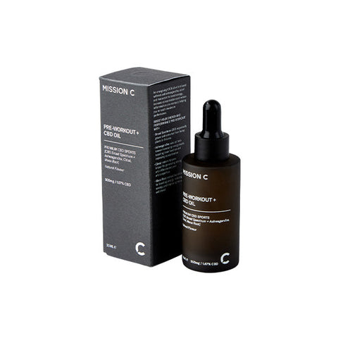 Mission C Pre-Workout + 500mg CBD Oil - 30ml Default Title