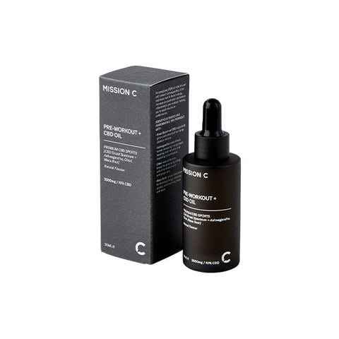 Mission C Pre-Workout + 3000mg CBD Oil - 30ml Default Title