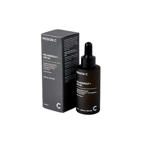 Mission C Pre-Workout + 6000mg CBD Oil - 30ml Default Title