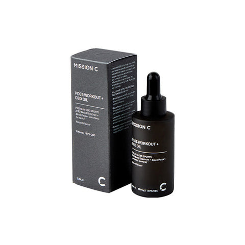 Mission C Post-Workout + 500mg CBD Oil - 30ml Default Title