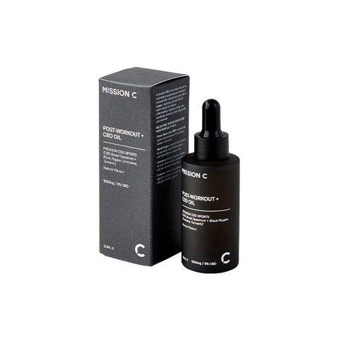 Mission C Post-Workout + 1500mg CBD Oil - 30ml Default Title