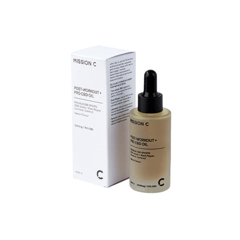 Mission C Post-Workout + Pro 3000mg CBD Oil - 30ml Default Title