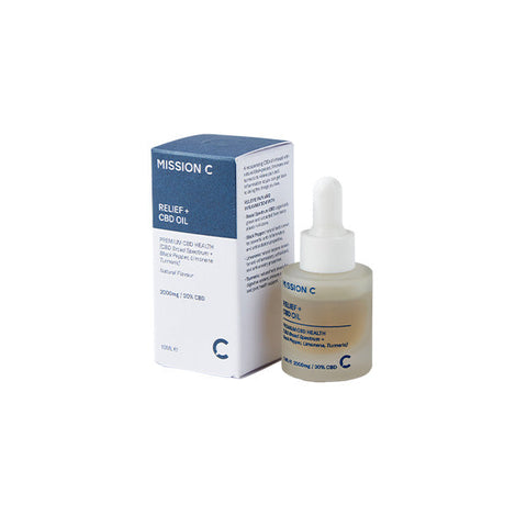 Mission C Relief + 2000mg CBD Oil - 10ml Default Title
