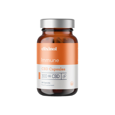 Elixinol 300mg CBD Immune Capsules - 30 Caps Default Title