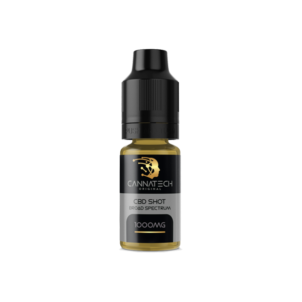 Cannatech 1000mg Broad Spectrum CBD Shot 10ml (100PG) Default Title