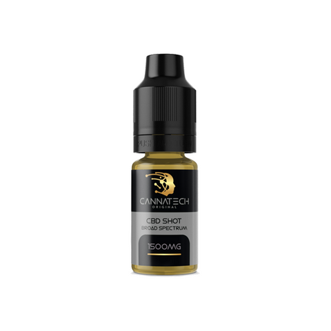 Cannatech 1500mg Broad Spectrum CBD Shot 10ml (100PG) Default Title