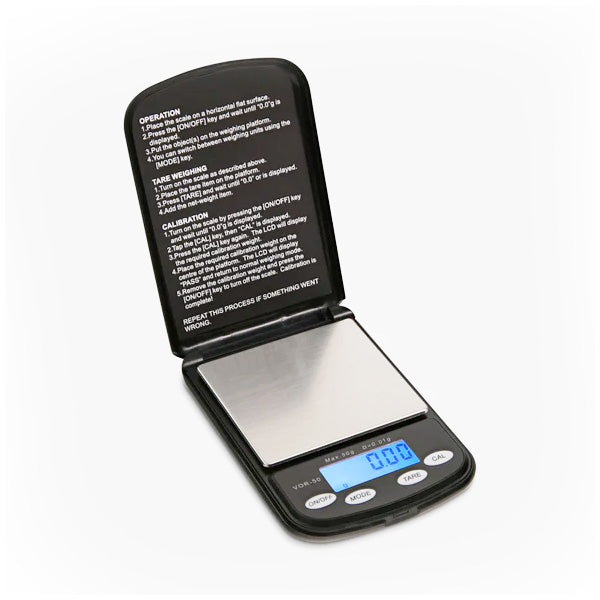 Kenex Vortex Scale 50 0.01g - 50g Digital Scale VOR-50 Black