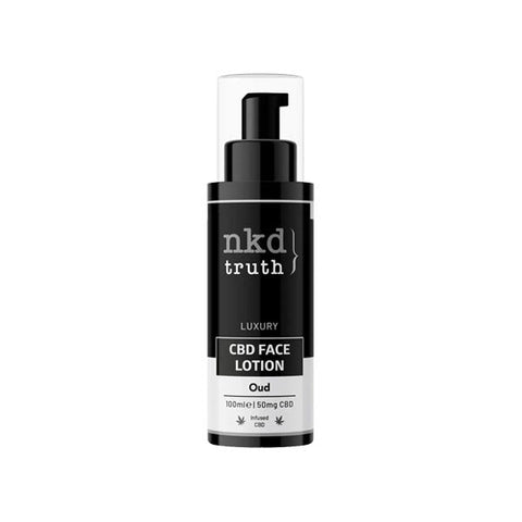 NKD 50mg CBD Face Lotion - 100ml Honey Oak