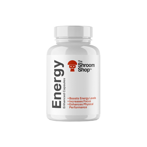 The Shroom Shop Enhanced Energy 67500mg Capsules - 90 Caps Default Title