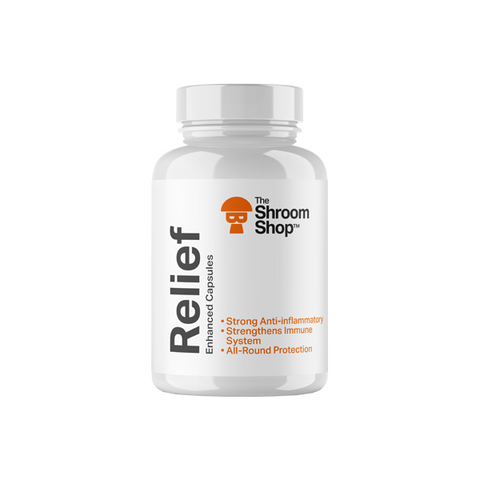 The Shroom Shop Enhanced Relief 67500mg Capsules - 90 Caps Default Title