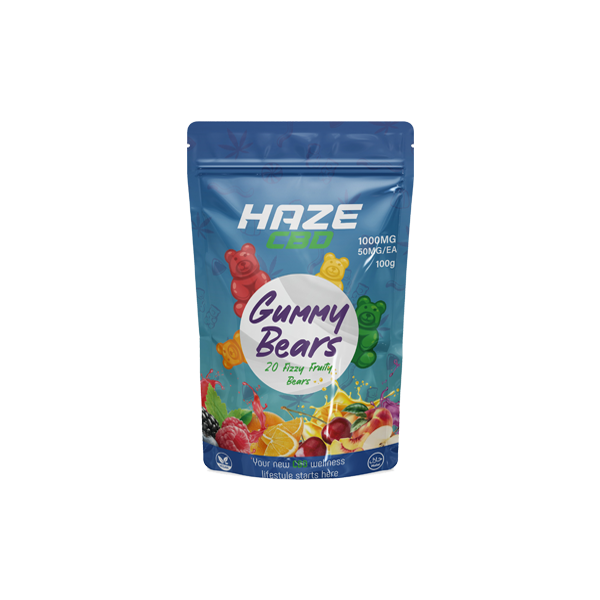 Haze CBD 1000mg Gummy Bears - 20 Pieces Default Title