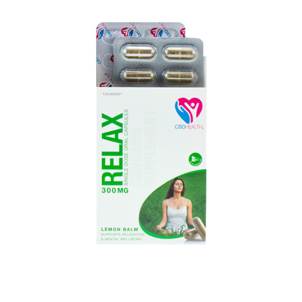 CBD by British Cannabis 300mg CBD Oral Capsules 30 Caps - Relax Default Title