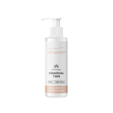 Ultracalm 100mg CBD Gradual Tan Moisturiser Body 200ml Watermelon Default Title