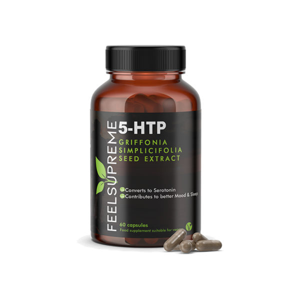 Feel Supreme 5-HTP Griffonia Simplicifolia Seed Extract Capsules - 60 Caps Default Title