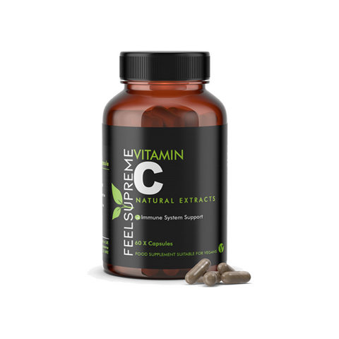 Feel Supreme 7500mg Vitamin C Natural Extracts Tablets - 60 Caps Default Title