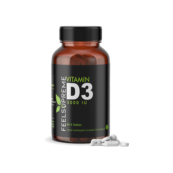 Feel Supreme 5000iu Vitamin D High Dose Tablets - 60 Tabs Default Title