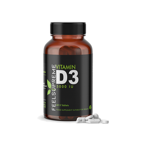Feel Supreme 5000iu Vitamin D High Dose Tablets - 60 Tabs Default Title
