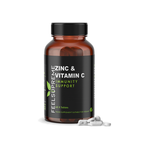 Feel Supreme 7200mg Zinc With Vitamin C Tablets - 60 Tabs Default Title