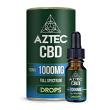 Aztec CBD Full Spectrum Hemp Oil 1000mg CBD 10ml Natural Hemp