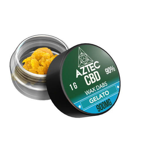 Aztec CBD 900mg CBD Wax/Crumble - 1g Mango Kush
